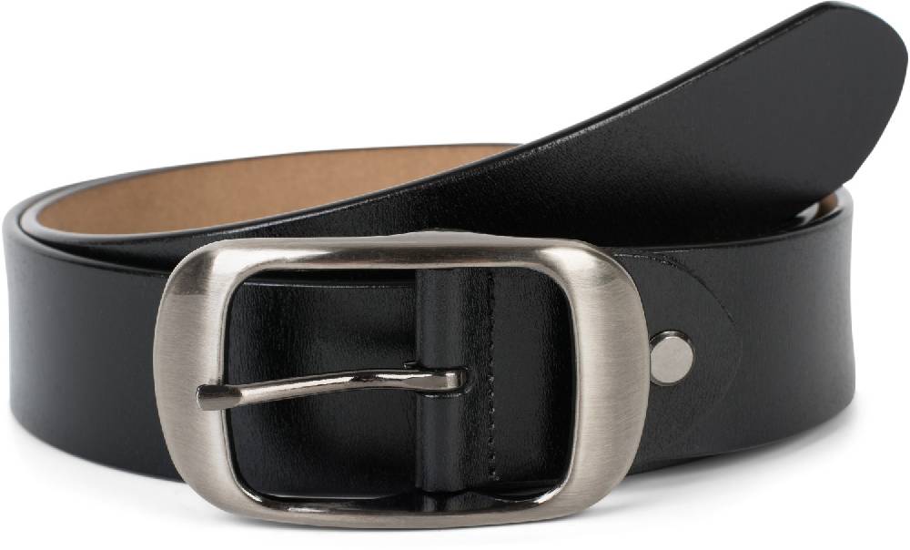 Stylebreaker Unisex Leder Gürtel Unifarben