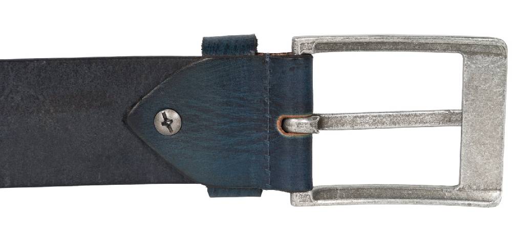 Stylebreaker Unisex Rindsleder Gürtel