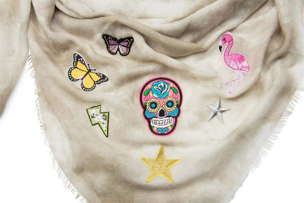 Stylebreaker Vierecktuch Mit Patches