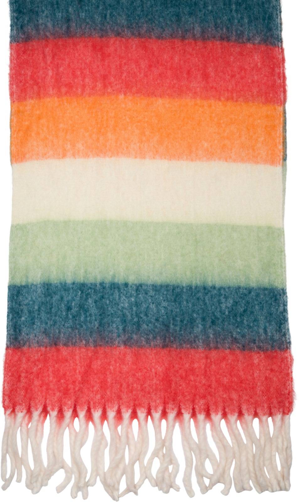 Stylebreaker Web Strickschal Breite Streifen Bunt