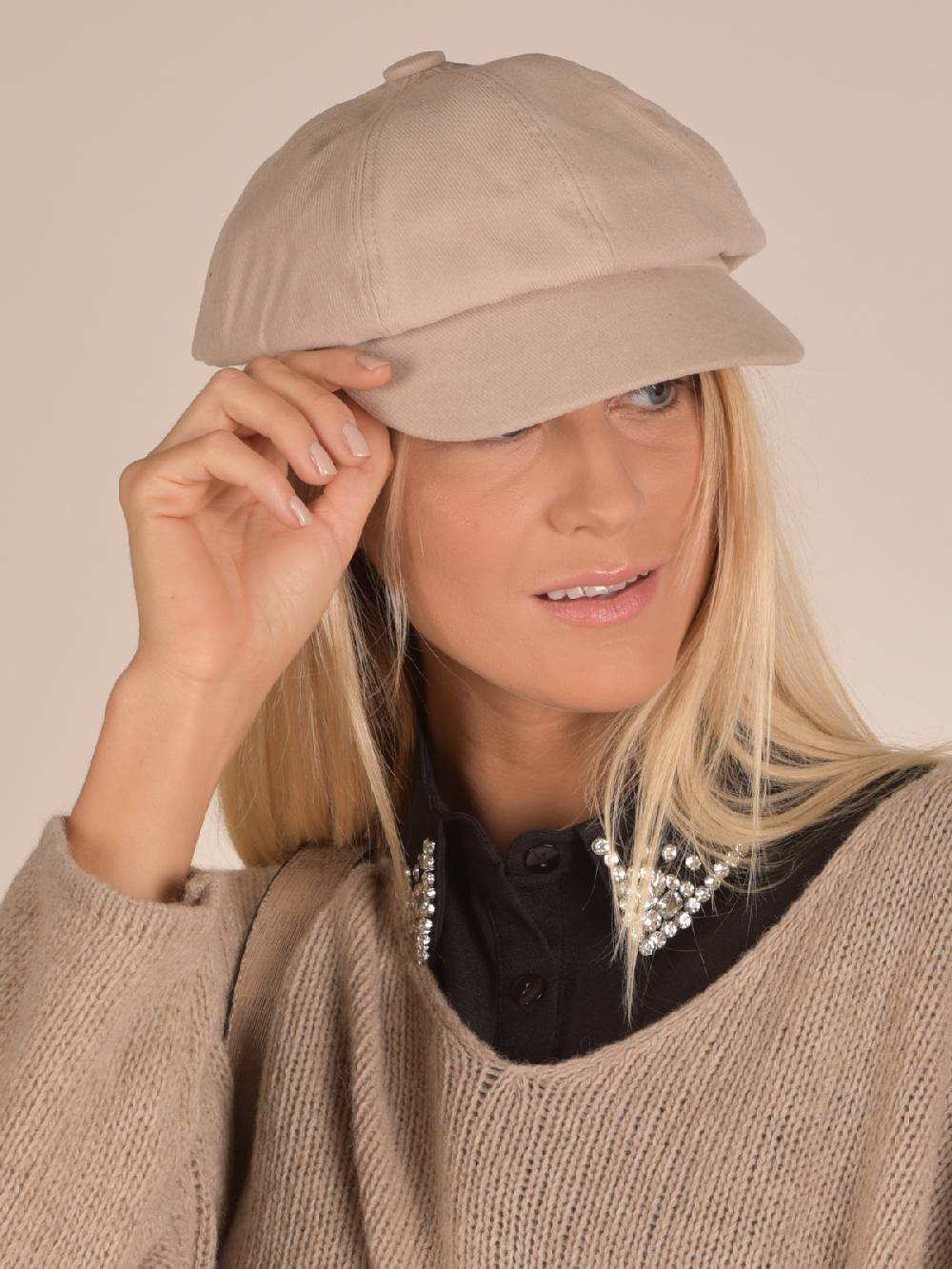 Stylebreaker Weiche Ballonmütze Einfarbig