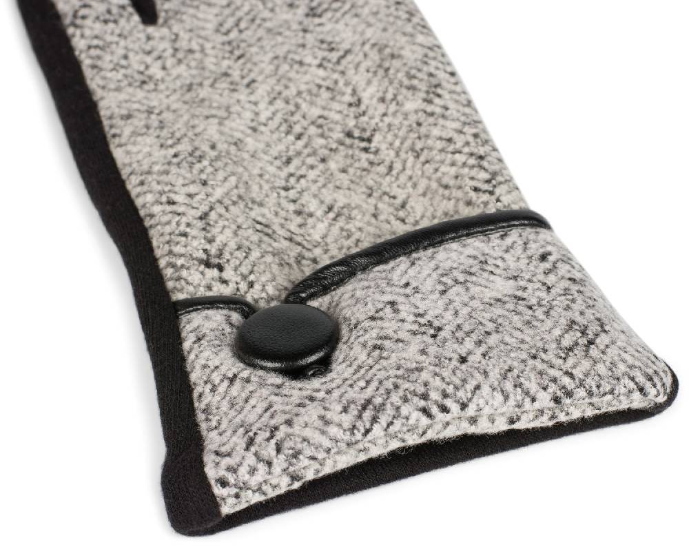 Stylebreaker Touchscreen Handschuhe Fischgrät Muster