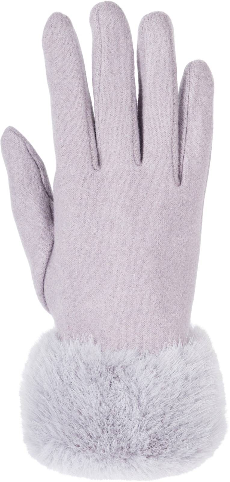 Stylebreaker Unifarbene Touchscreen Handschuhe Mit Kunstfell