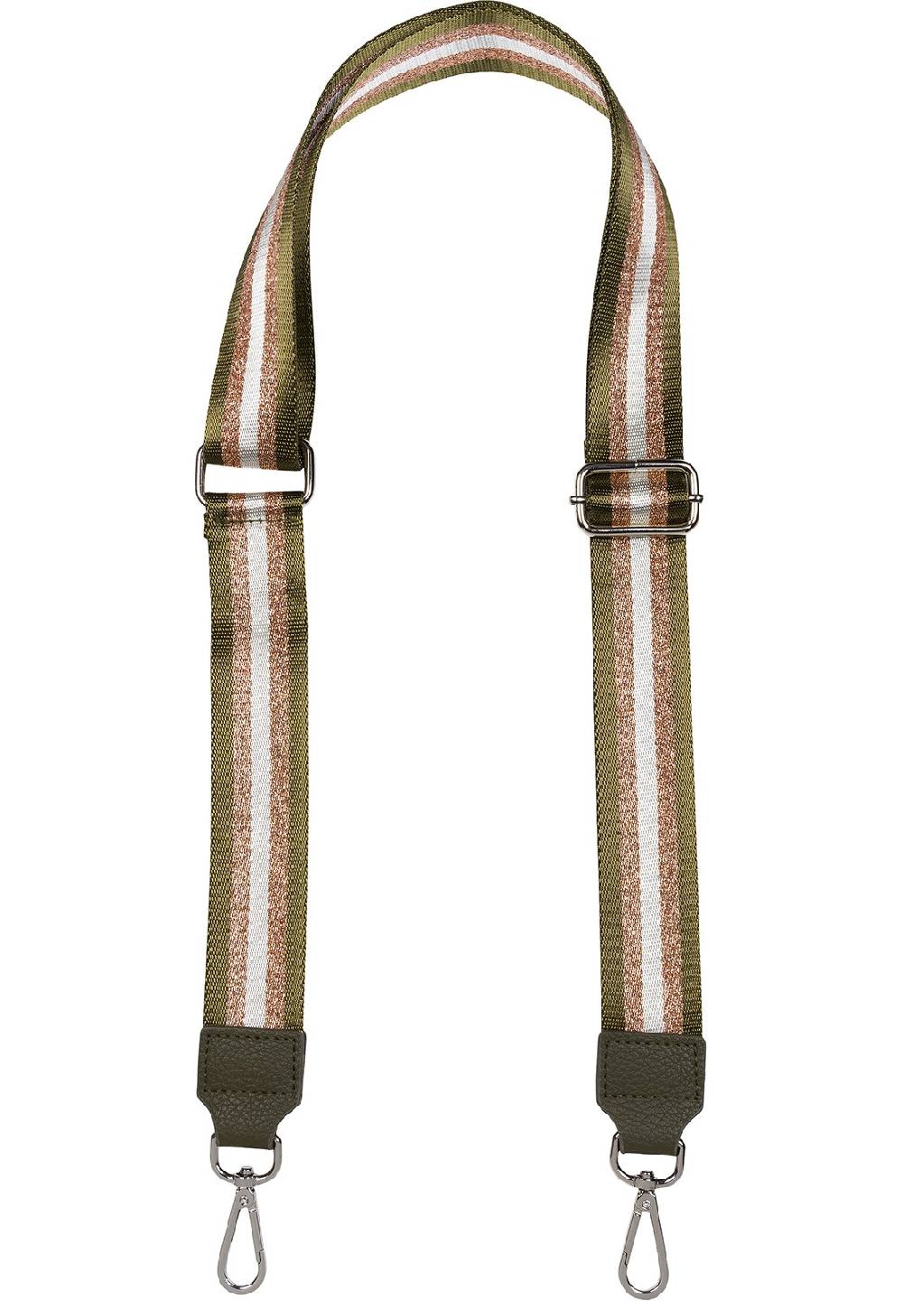 Stylebreaker Wechsel Taschengurt Metallic Streifen Muster