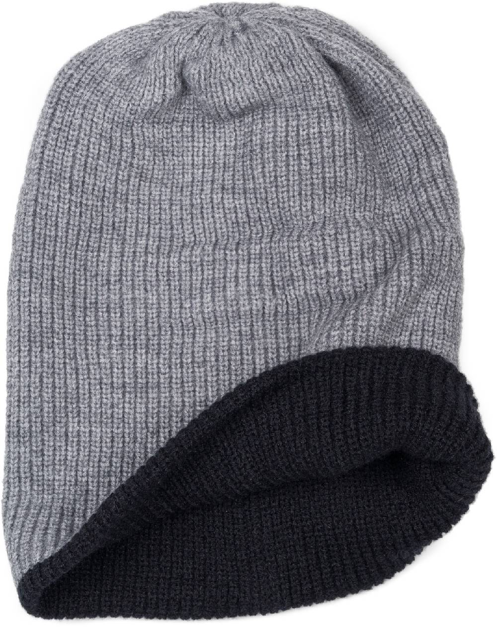 Stylebreaker Wende Feinstrick Beanie Doppelt Gestrickt