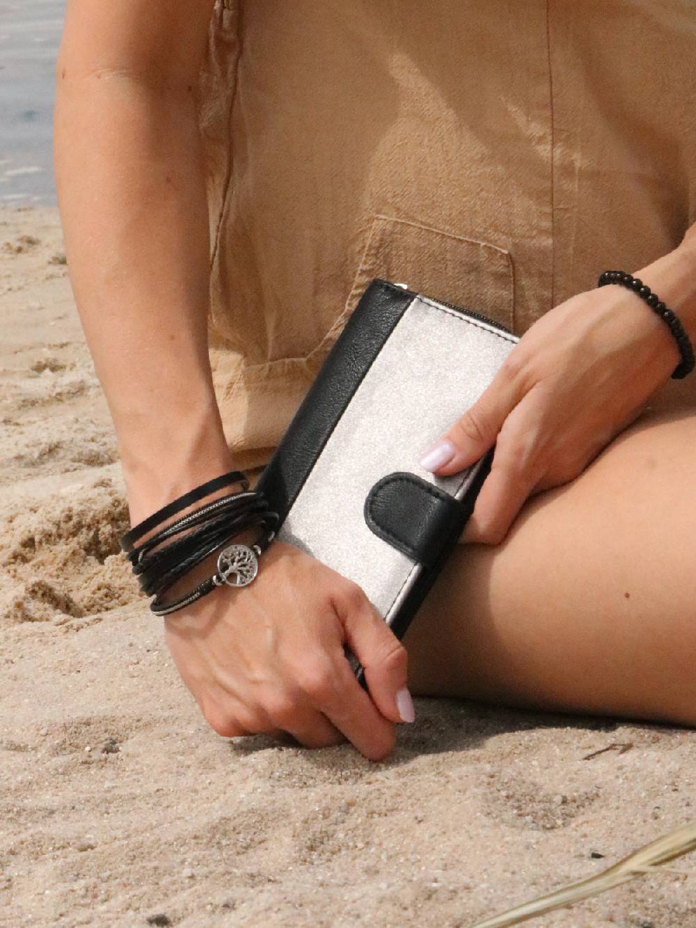 Stylebreaker Wickelarmband Mit Perlen, Kette & Lebensbaum