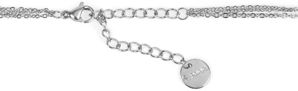 Stylebreaker Y Layer Halskette Mit Perlen Und Runden Plaketten