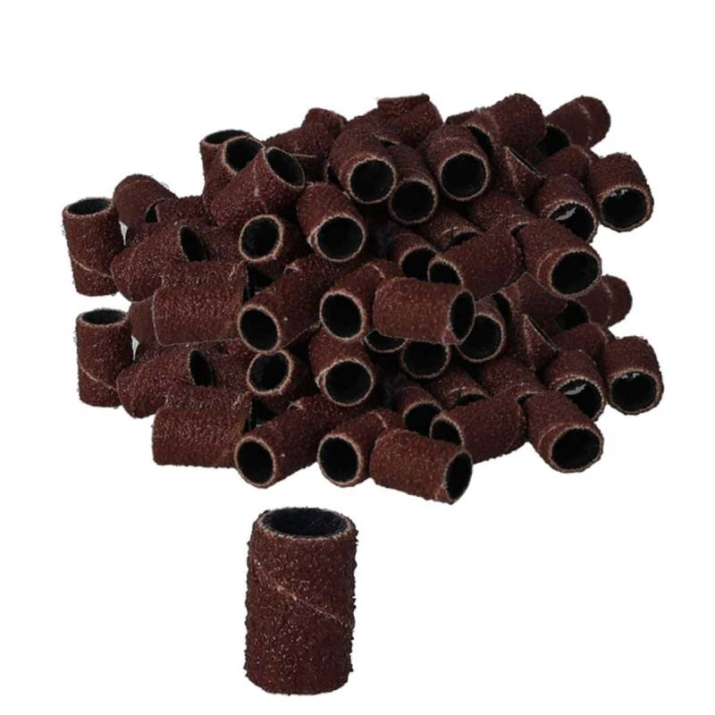 Sun Garden Nails 100x Nagel Fräser Schleifhülsen - Grob 80# Körnung