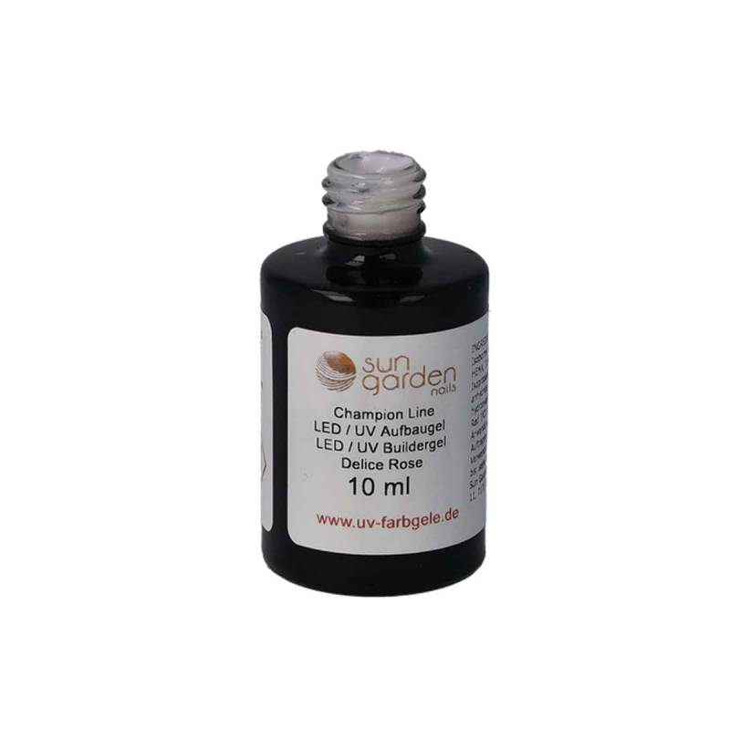 Sun Garden Nails 10ml UV Aufbaugel Delice Rose - Pinselflasche