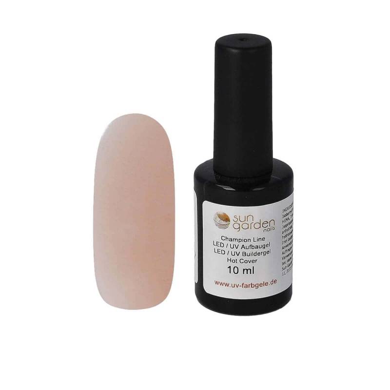 Sun Garden Nails 10ml UV Aufbaugel Hot Cover - Pinselflasche