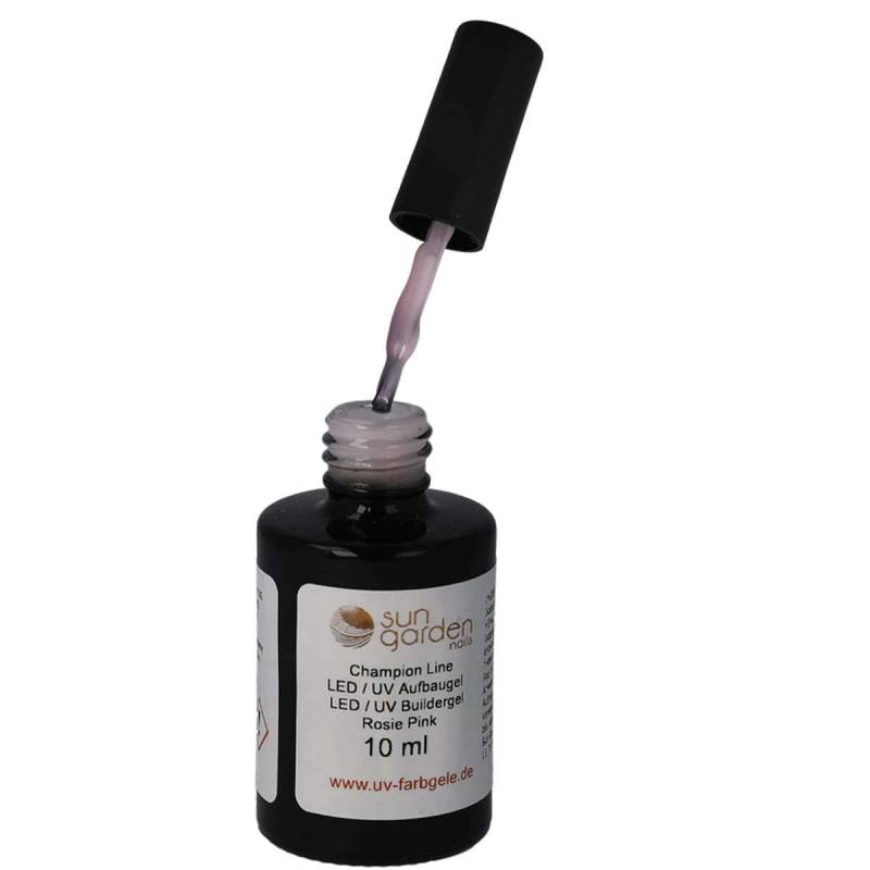Sun Garden Nails 10ml UV Aufbaugel Rosie Pink - Pinselflasche