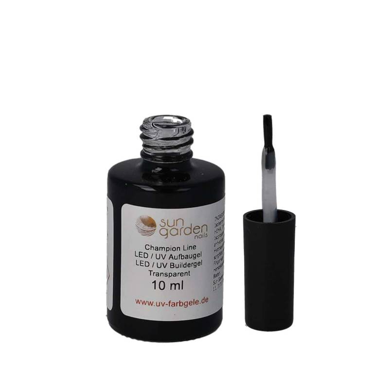 Sun Garden Nails 10ml UV Aufbaugel Transparent - Pinselflasche