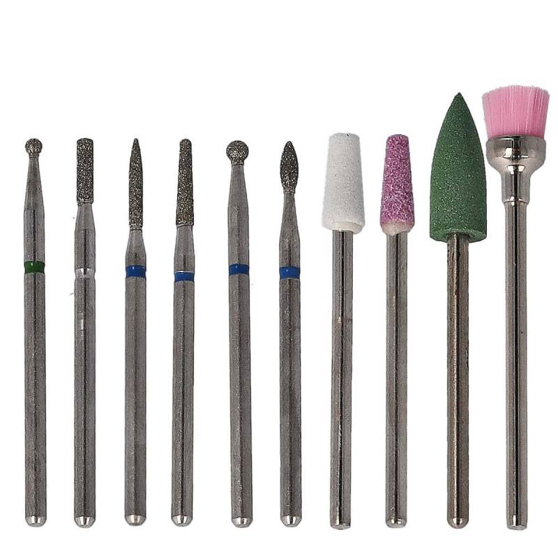 Sun Garden Nails 10tlg. Bit Set Nagel Fräser Aufsätze - Set 2