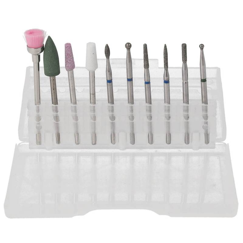 Sun Garden Nails 10tlg. Bit Set Nagel Fräser Aufsätze - Set 2