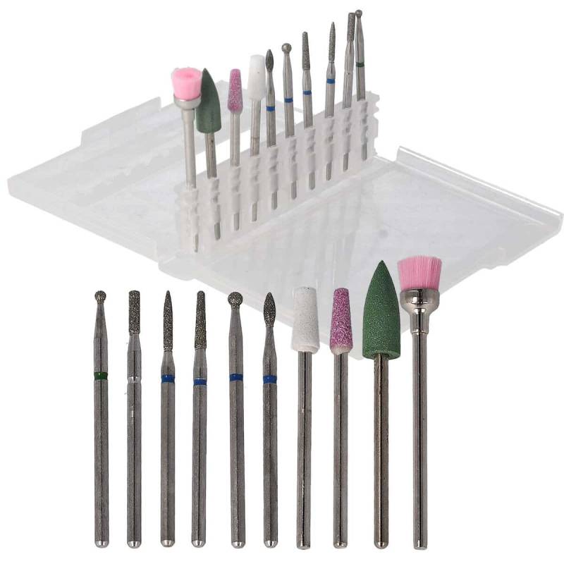 Sun Garden Nails 10tlg. Bit Set Nagel Fräser Aufsätze - Set 2