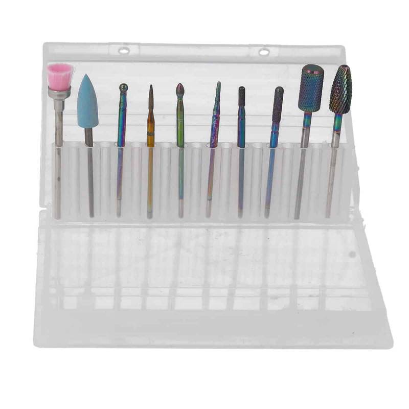 Sun Garden Nails 10tlg. Bit Set Nagel Fräser Aufsätze - Set 3