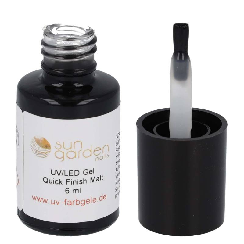 Sun Garden Nails 6ml UV Gel Matt Look Finish Klar - Pinselflasche