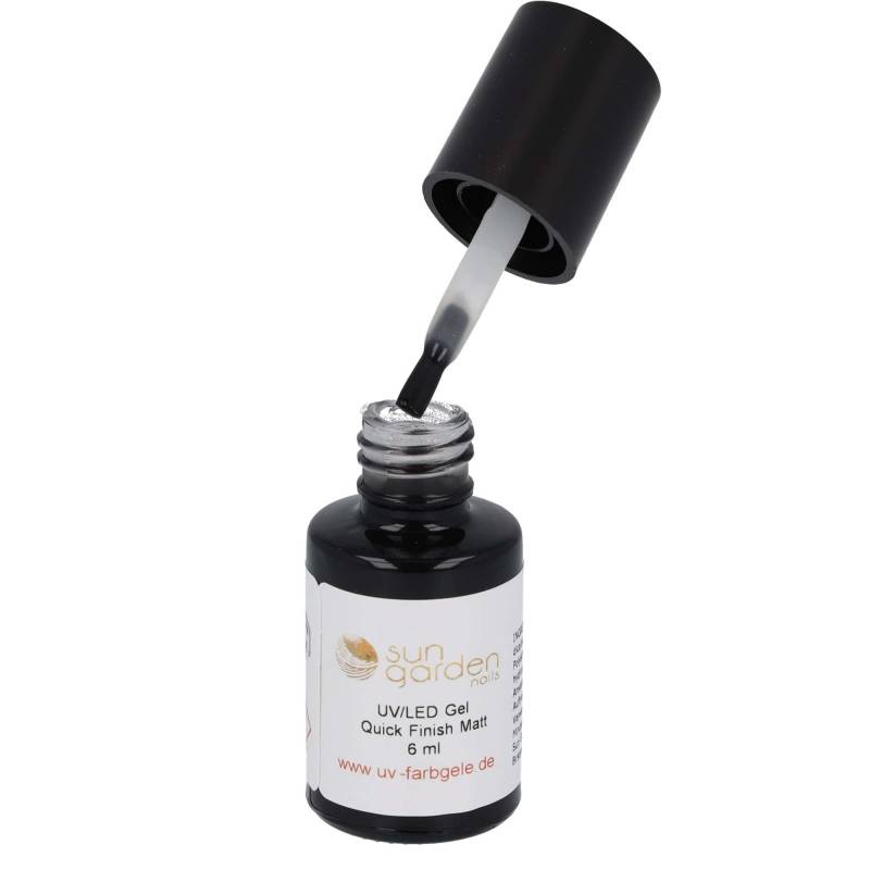 Sun Garden Nails 6ml UV Gel Matt Look Finish Klar - Pinselflasche