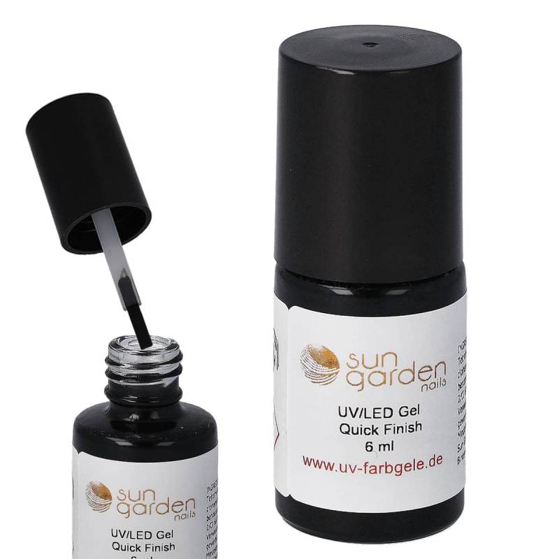 Sun Garden Nails 6ml UV Gel Quick Finish Pinselflasche - Klar