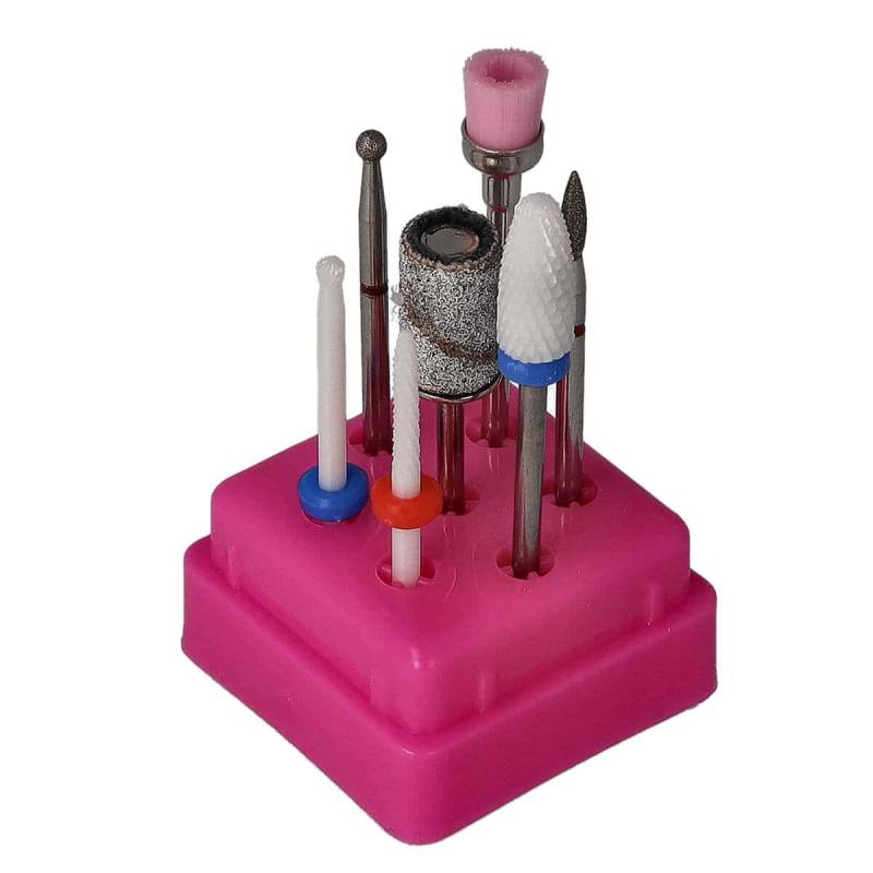 Sun Garden Nails 7tlg. Bit Set Nagel Fräser Aufsätze - Set 4