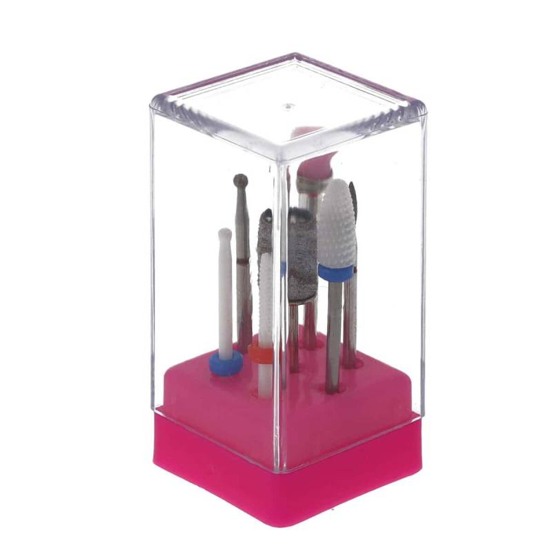 Sun Garden Nails 7tlg. Bit Set Nagel Fräser Aufsätze - Set 4