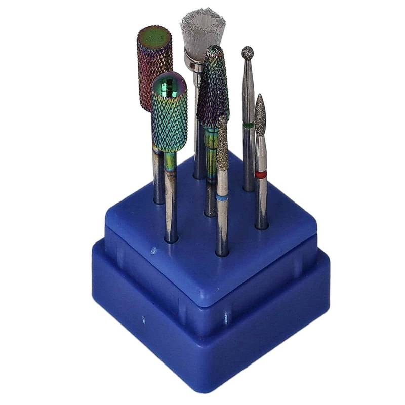 Sun Garden Nails 7tlg. Bit Set Nagel Fräser Aufsätze - Set 5