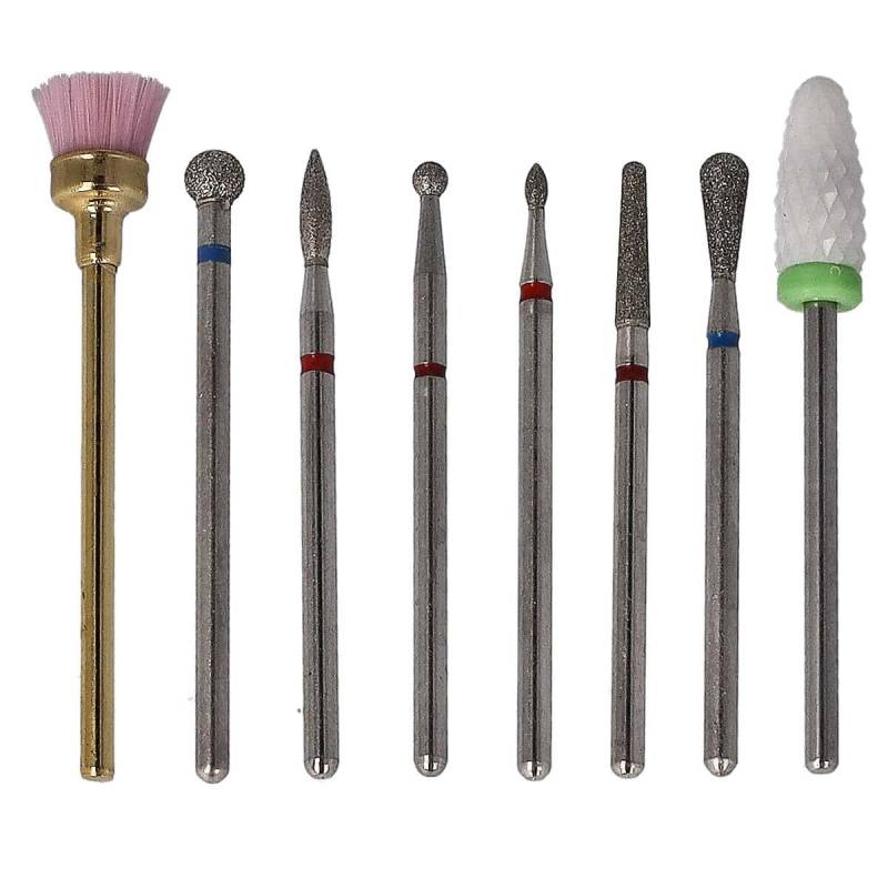 Sun Garden Nails 8tlg. Bit Set Nagel Fräser Aufsätze - Set 1