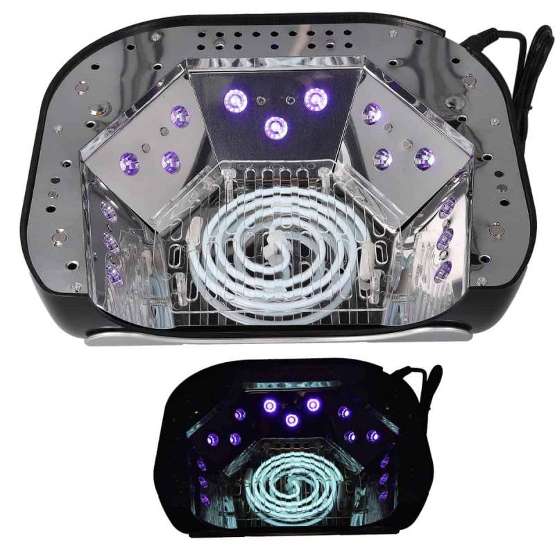 Sun Garden Nails CCFL-LED UV Lampe Für Nägel Mit Sensor, Timer Und Handauflage 48W - K18 Schwarz