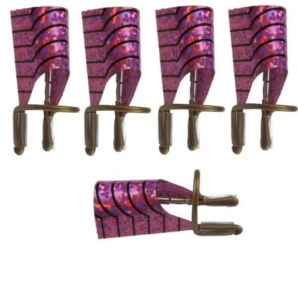 Sun Garden Nails Mehrweg-Nagel-Schablonen F0-18 pink 5 Stück