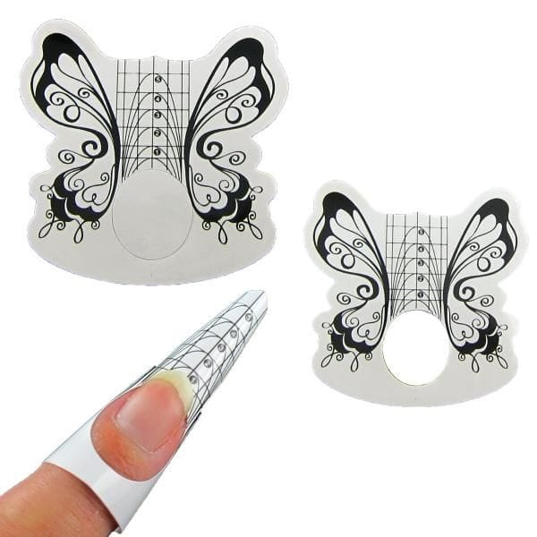 Sun Garden Nails Nagelschablonen Schmetterling 500 Stück FO-72