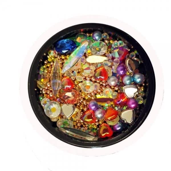 Sun Garden Nails Nail Art Juwelen Mix Strasssteine - 12
