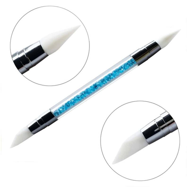 Sun Garden Nails Silikon Gummi Pinsel & Nailart Tool 2in1