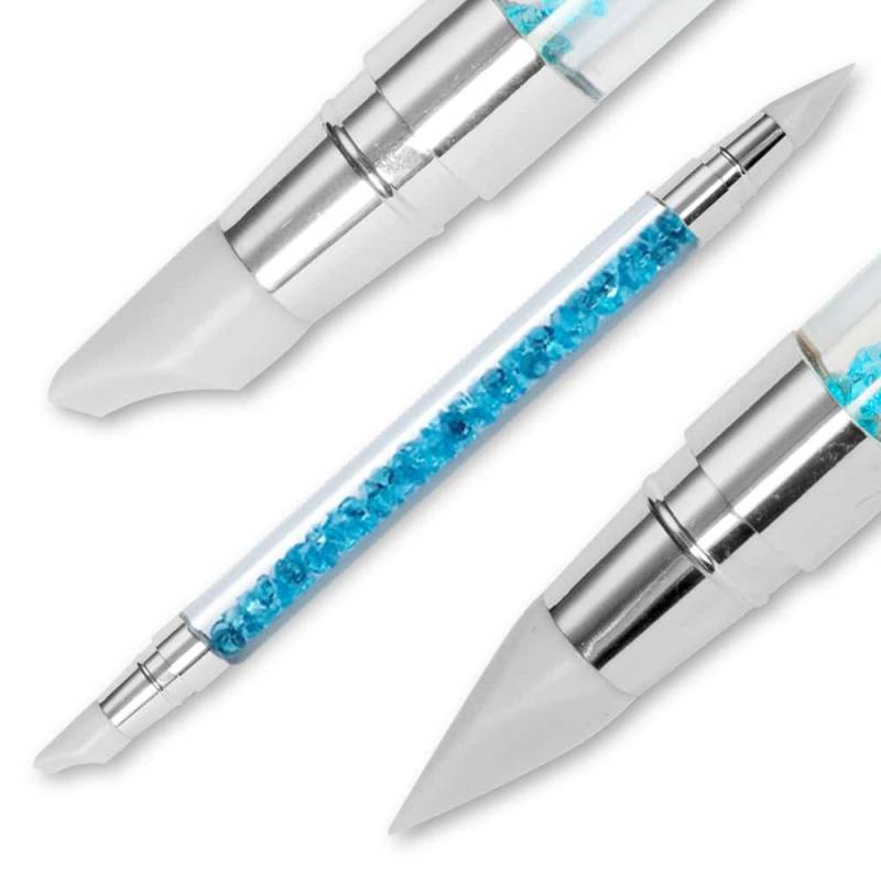 Sun Garden Nails Silikon Gummi Pinsel & Nailart Tool 2in1