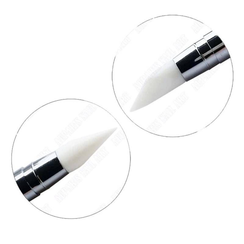 Sun Garden Nails Silikon Gummi Pinsel & Nailart Tool 2in1