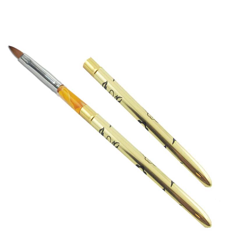 Sun Garden Nails Steckpinsel Acrylpinsel Kolinsky Echthaar - Katzenzunge Spitz