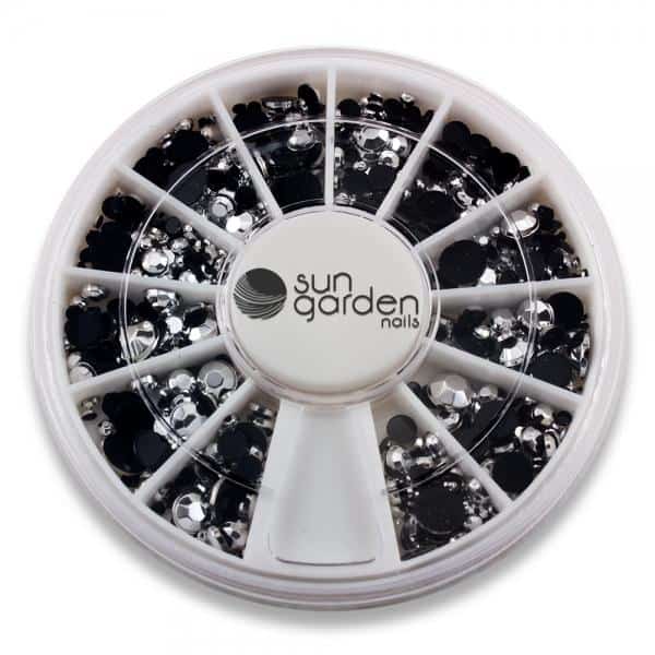 Sun Garden Nails Strasssteine Glitzer im Nailart Rondell - R104