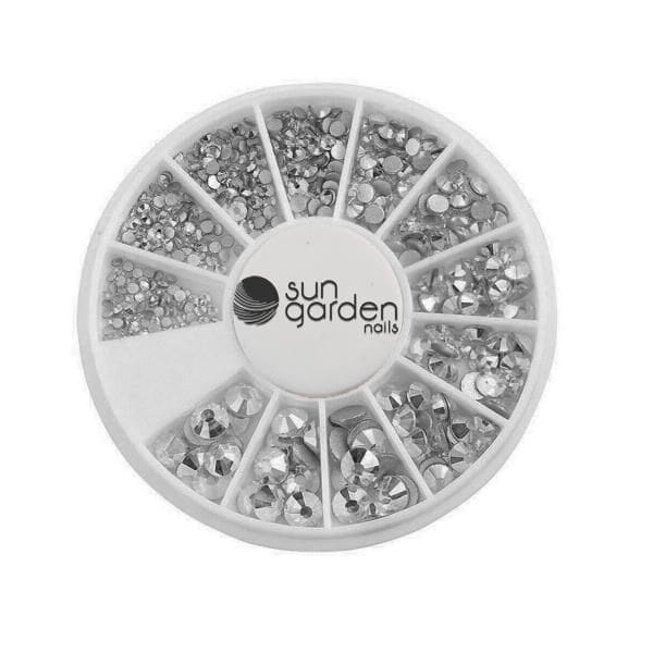 Sun Garden Nails Strasssteine Glitzer im Nailart Rondell - R121