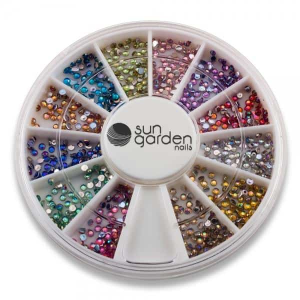 Sun Garden Nails Strasssteine Glitzer im Nailart Rondell - R76