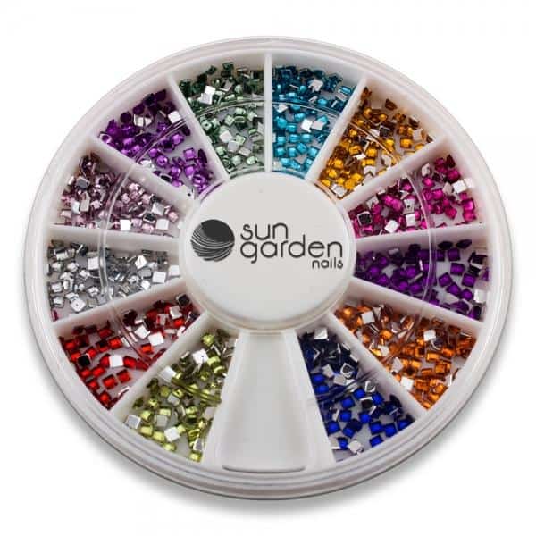 Sun Garden Nails Strasssteine Glitzer im Nailart Rondell - R87