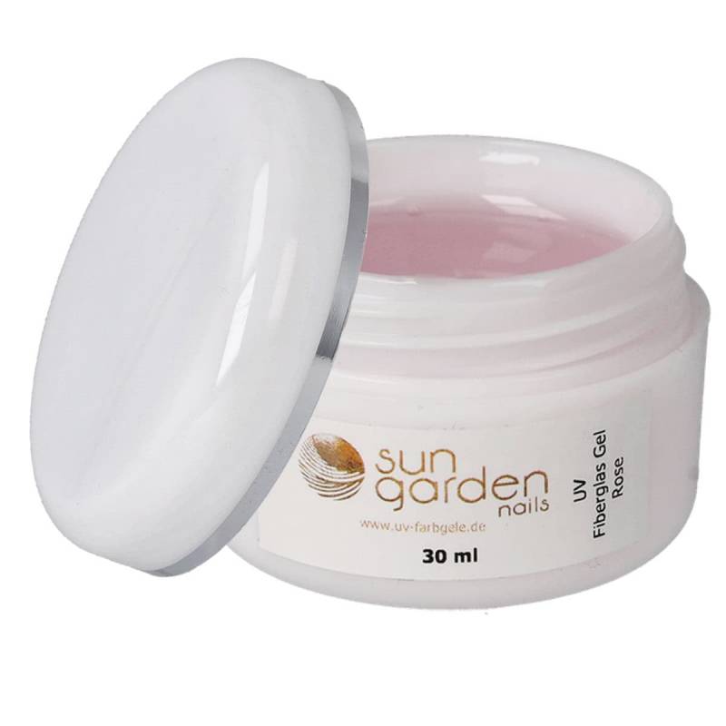 Sun Garden Nails UV Fiberglas Gel Rosé-Klar