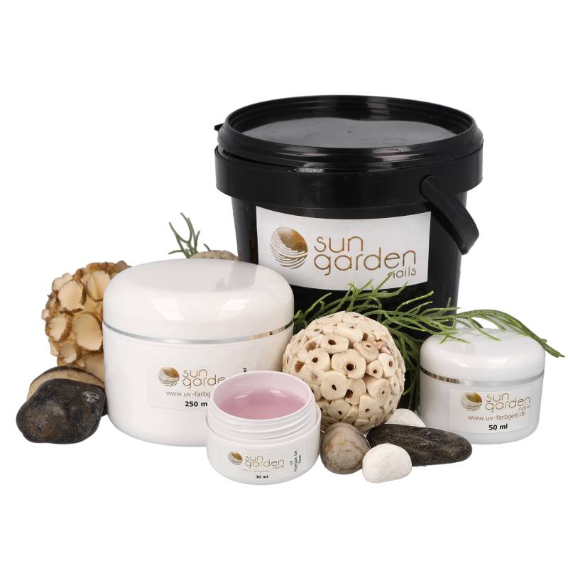 Sun Garden Nails UV Fiberglas Gel Rosé-Klar