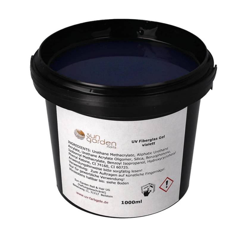 Sun Garden Nails UV Fiberglas Gel Violett-Klar