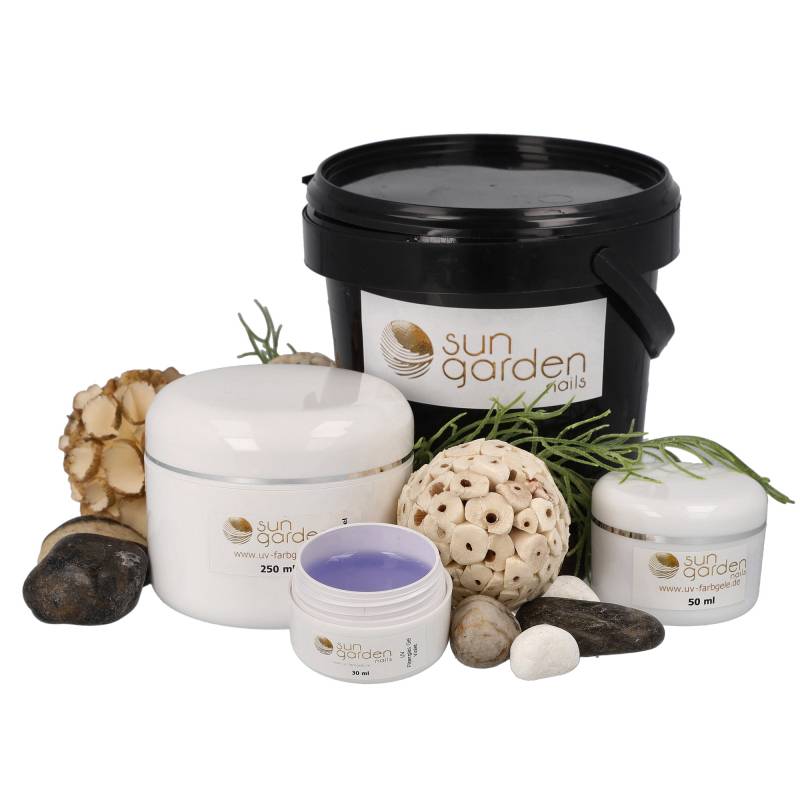 Sun Garden Nails UV Fiberglas Gel Violett-Klar