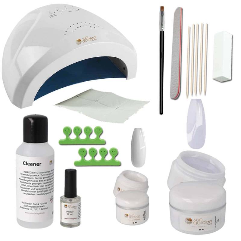 Sun Garden Nails UV Gel Starterset HAPPY FEET - Fußmodellagen Set