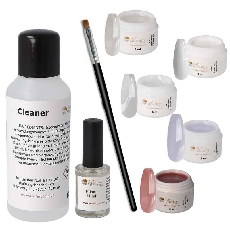 Sun Garden Nails UV Gel Starterset - LITTLE ROCK - Nail Set