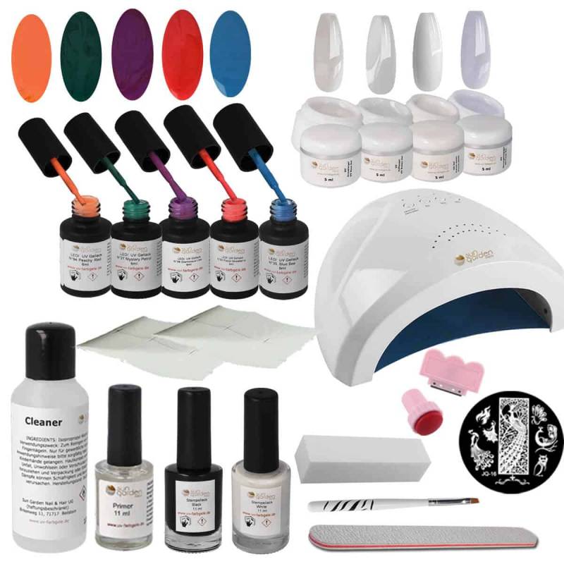 Sun Garden Nails UV Gel Starterset MIAMI - Nagelstudio Set
