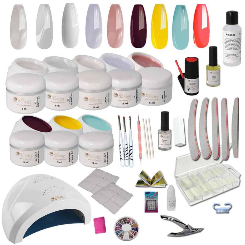 Sun Garden Nails UV Gel Starterset STARLIGHT + UV Gerät