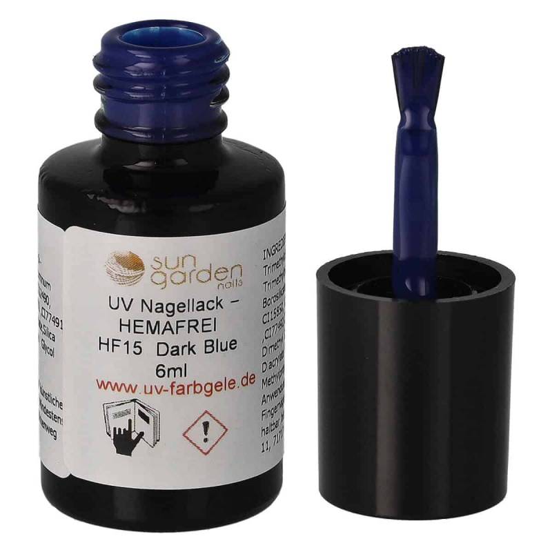 Sun Garden Nails UV Nagellack 6ml - HEMA-FREI - Blau Töne