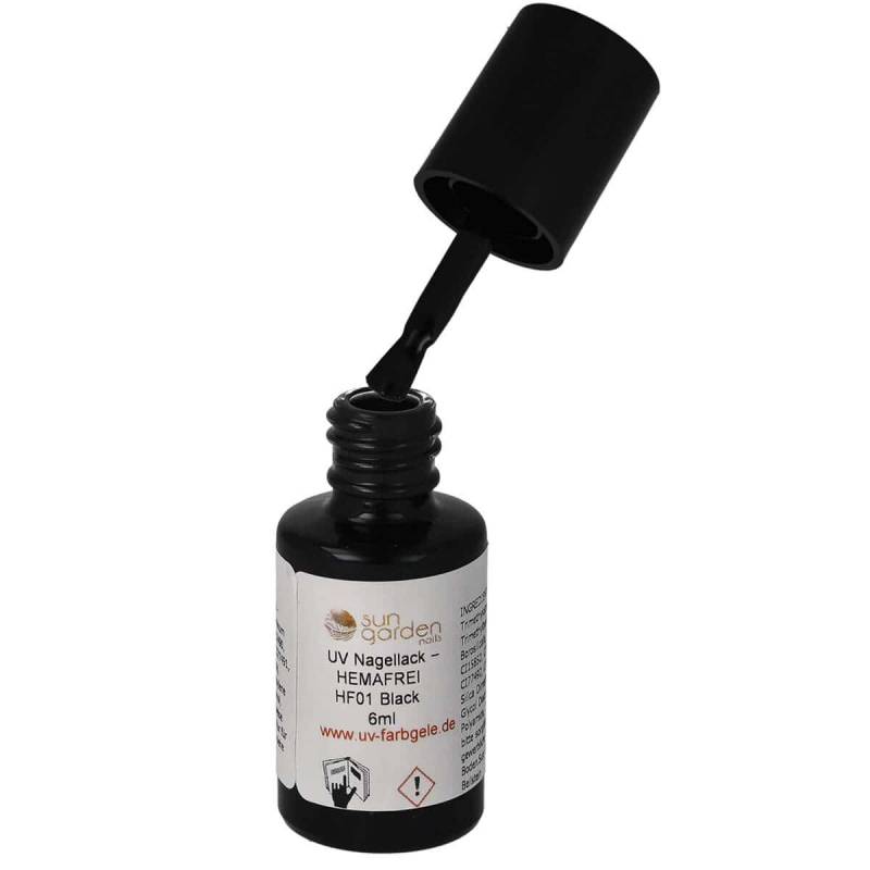Sun Garden Nails UV Nagellack 6ml - HEMA-FREI - Schwarz & Weiß Töne