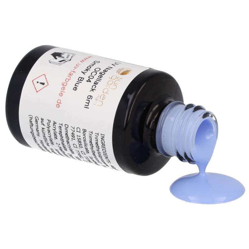 Sun Garden Nails UV Nagellack 6ml - One Coat Line - Blau & Braun Töne